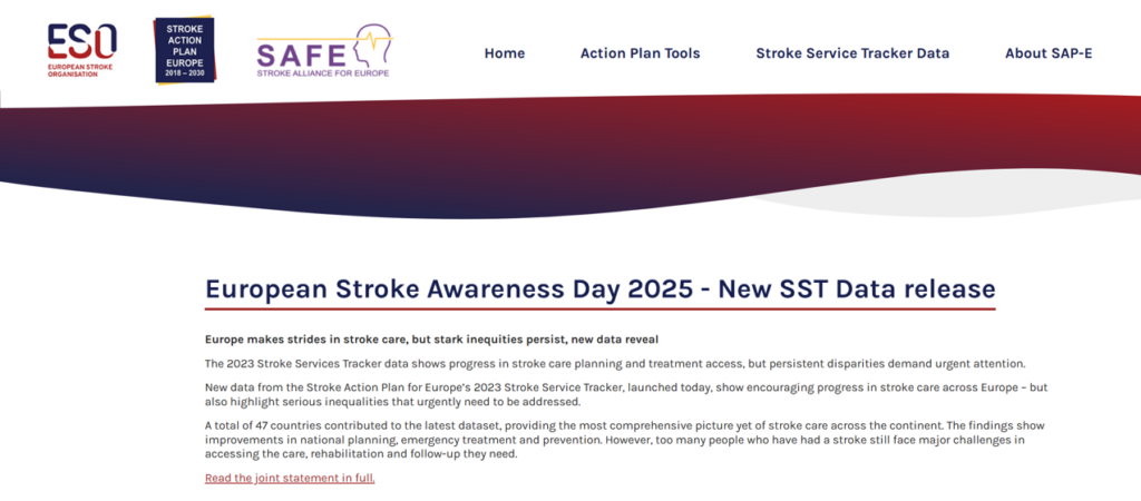 13 May 2025 - European Stroke Awareness Day
